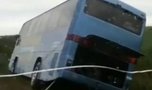 На дороге Уссурийск-Пограничный автобус с 47 пассажирами съехал в кювет