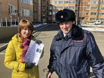 В Уссурийске участковые уполномоченные полиции присоединились к всероссийской акции МВД