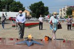 «Белорусы Приморья» возложили цветы к Вечному огню в память о событиях 3-го июля