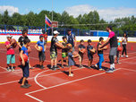 Тренировкой с чемпионами отметили День Государственного флага России в селе Красный Яр
