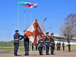Командующий ВДВ вручил Георгиевское знамя 83-й десантной бригаде