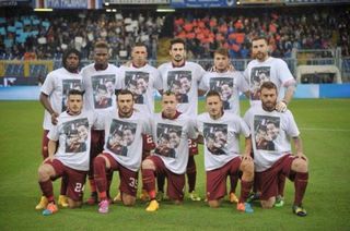 Футболисты «Ромы» почтили память своих болельщиков