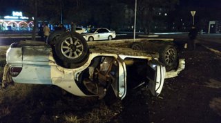 Автоугонщик попал в серьезное ДТП в Приморье