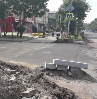 Асфальтирование улицы Некрасова завершится до 5 сентября