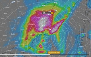 Мощный тайфун затопит Приморье на один день позже