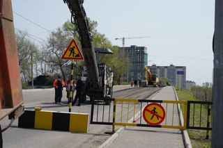 Стартовали работы по реконструкции моста на улице Чичерина