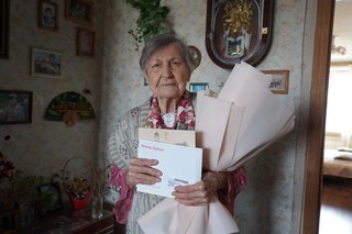 В Уссурийске 98-й день рождения отметила труженица тыла Лидия Ивановна Павленко